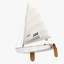 3d model sailboats laser class