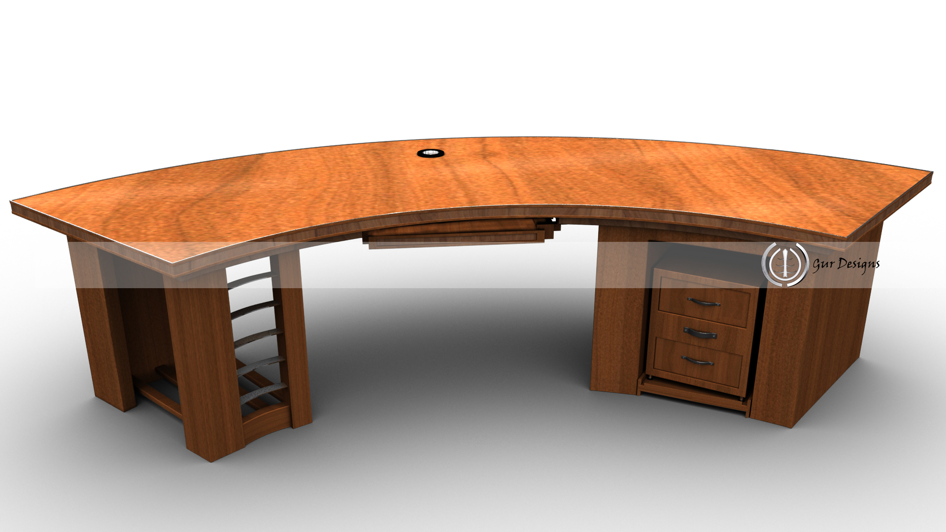 Computer Table 3d Model
