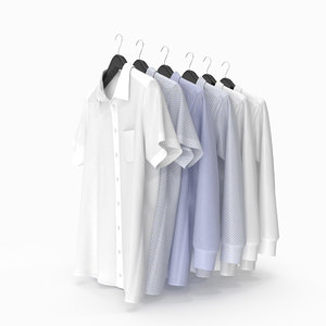 shirts hanger 3d model