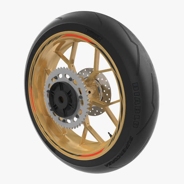 Pirelli superbike wheel 3D model TurboSquid 1459386