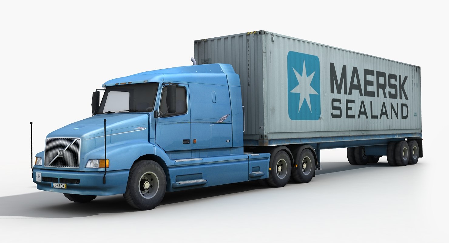 3d container truck