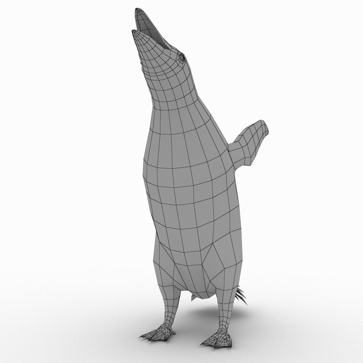 gentoo企鹅3d模型