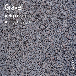 Gravel - Non-Seamless High-Resolution Texture