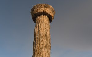 3d model ancient columns