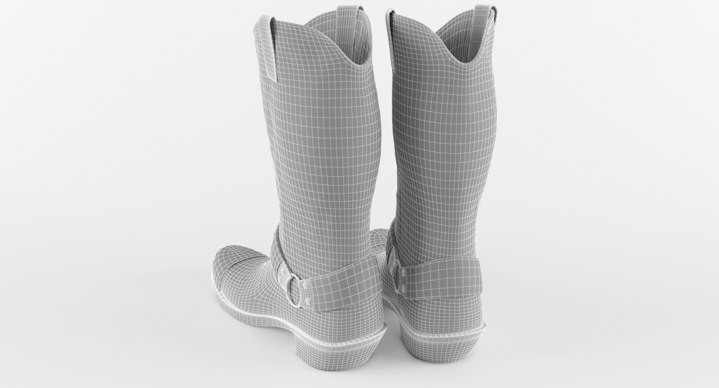 3d model boots