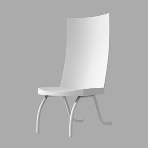 3d simple chair model