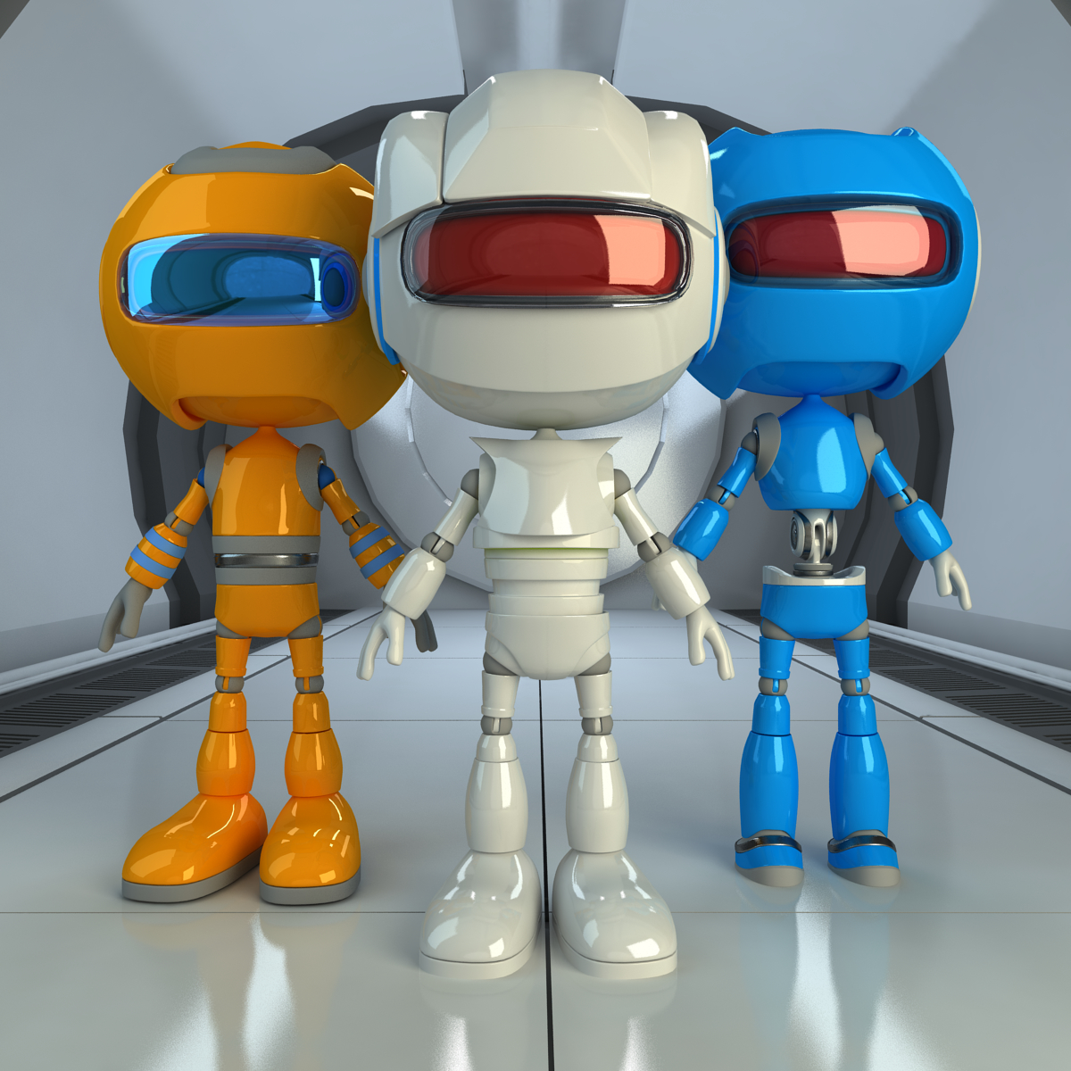 3d Robot Character