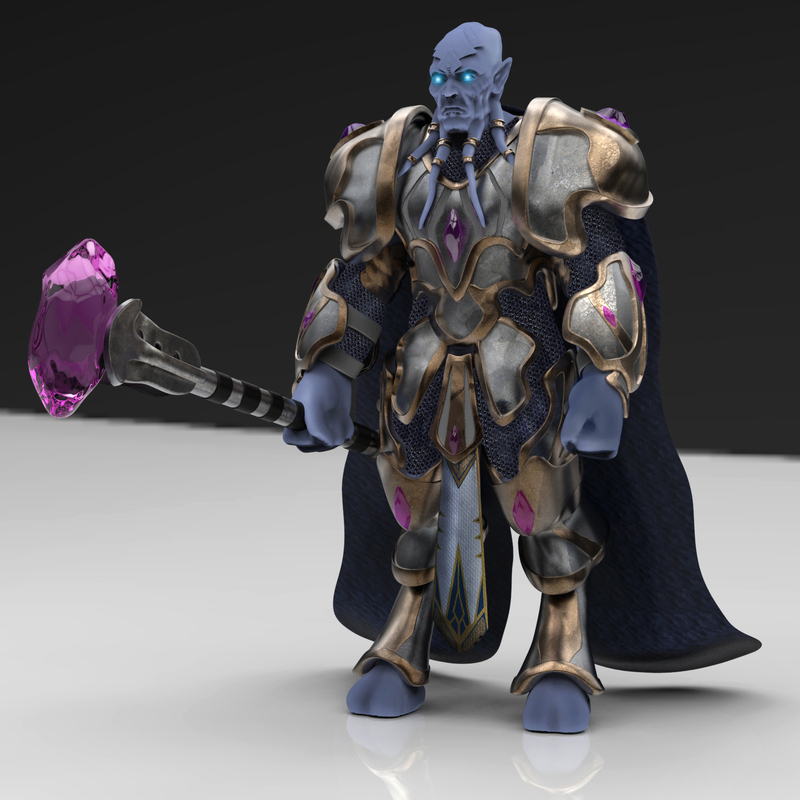 modelo 3d mundo de warcraft draenei - TurboSquid 1122389