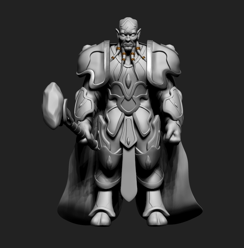 modelo 3d mundo de warcraft draenei - TurboSquid 1122389