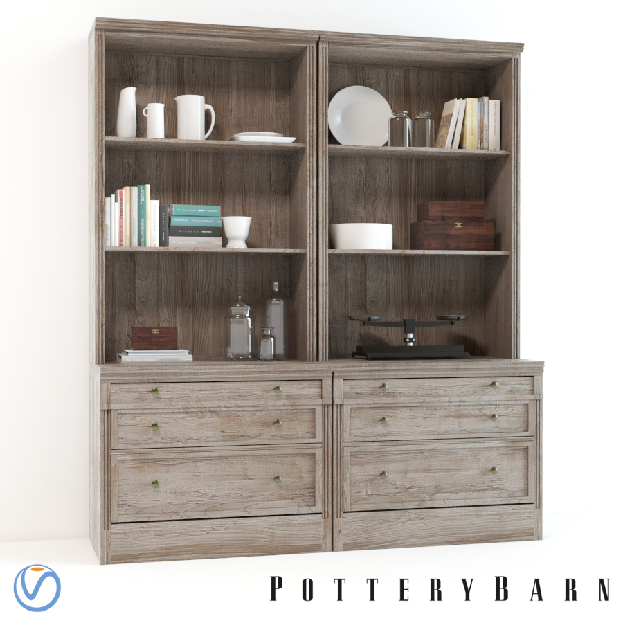 3d Pottery Barn Livingston Wall