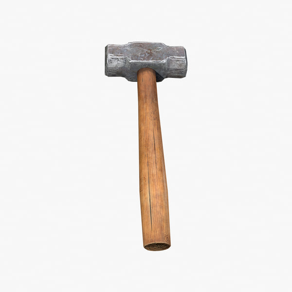 3d model hammer pbr