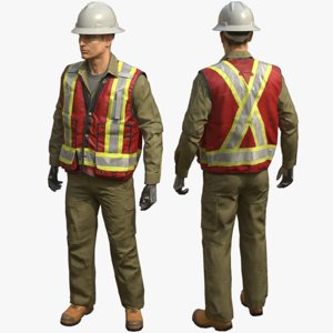 3d safety worker rig