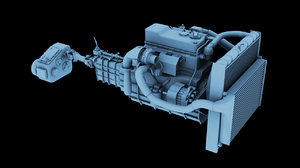 engine 3d model