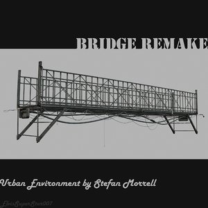 3d model old bridge