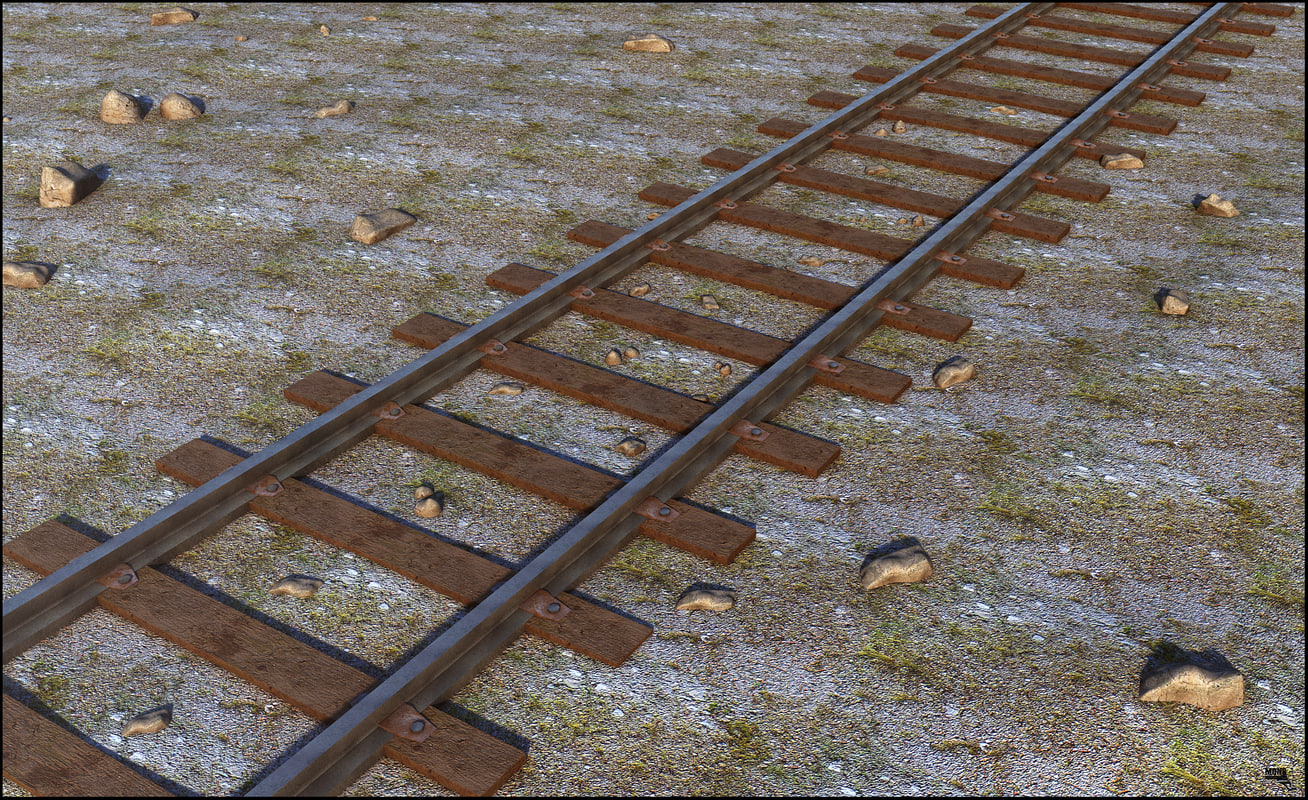 train rail wood