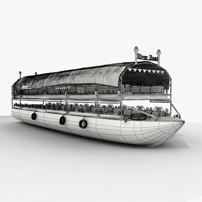 riverboat 3d object