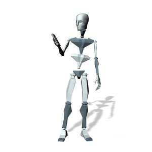 Male stand phone calling