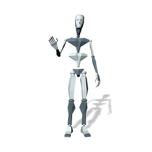 Stand talking hand up