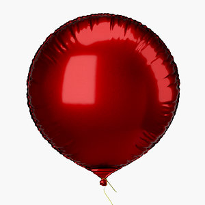 3d model balloon foil