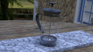 3d model cafetiere coffee pot