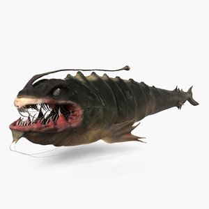 sea monster 3d model