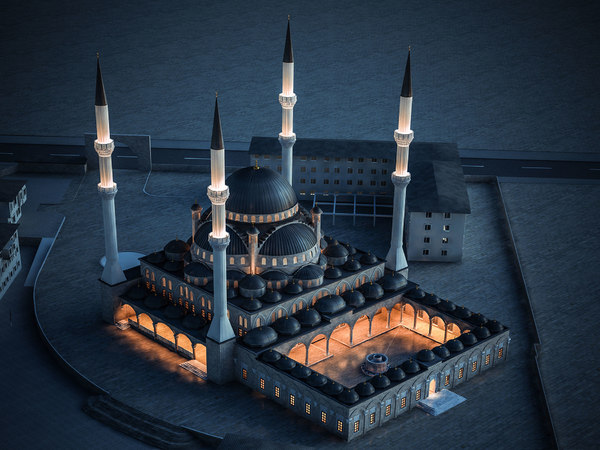 3d Mosque Models Turbosquid 9905