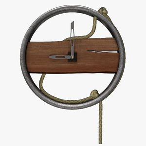 3d model clock rope