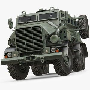3d truck military casspir mk model