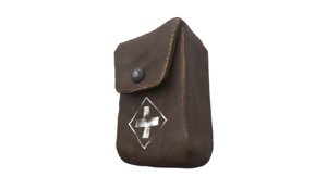 leather pouch medical 3d obj