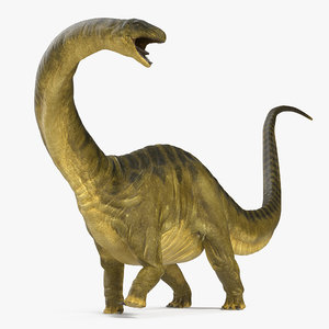 3d apatosaurus dinosaur rigged model
