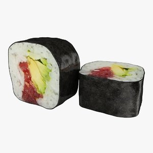 3d sushi scanline model