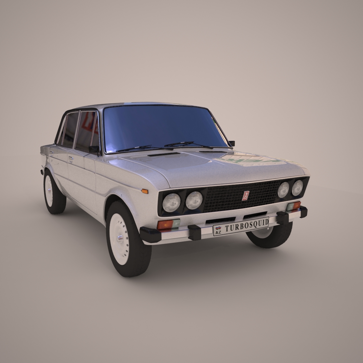 3d model car russian vaz 2106