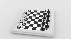 3d model chess set