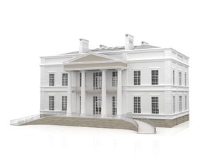 house columns 3d model