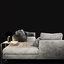 sofa molteni large 3d model