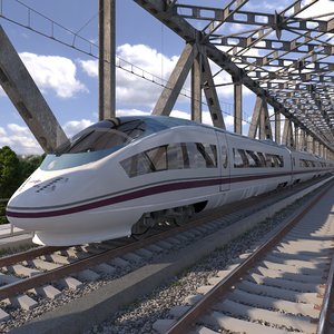high-speed electric train siemens 3ds