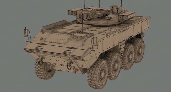 modern bumerang ifv 3d model