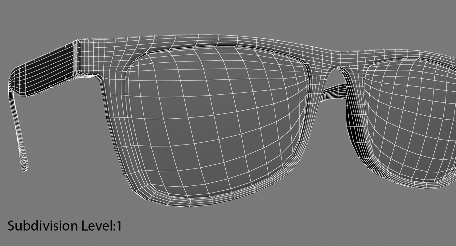 3d model glasses