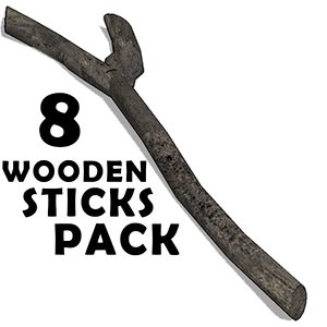 wooden sticks obj free