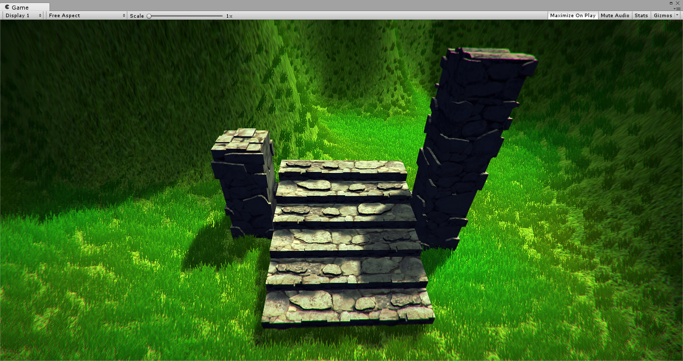 stone wall stairs fbx free