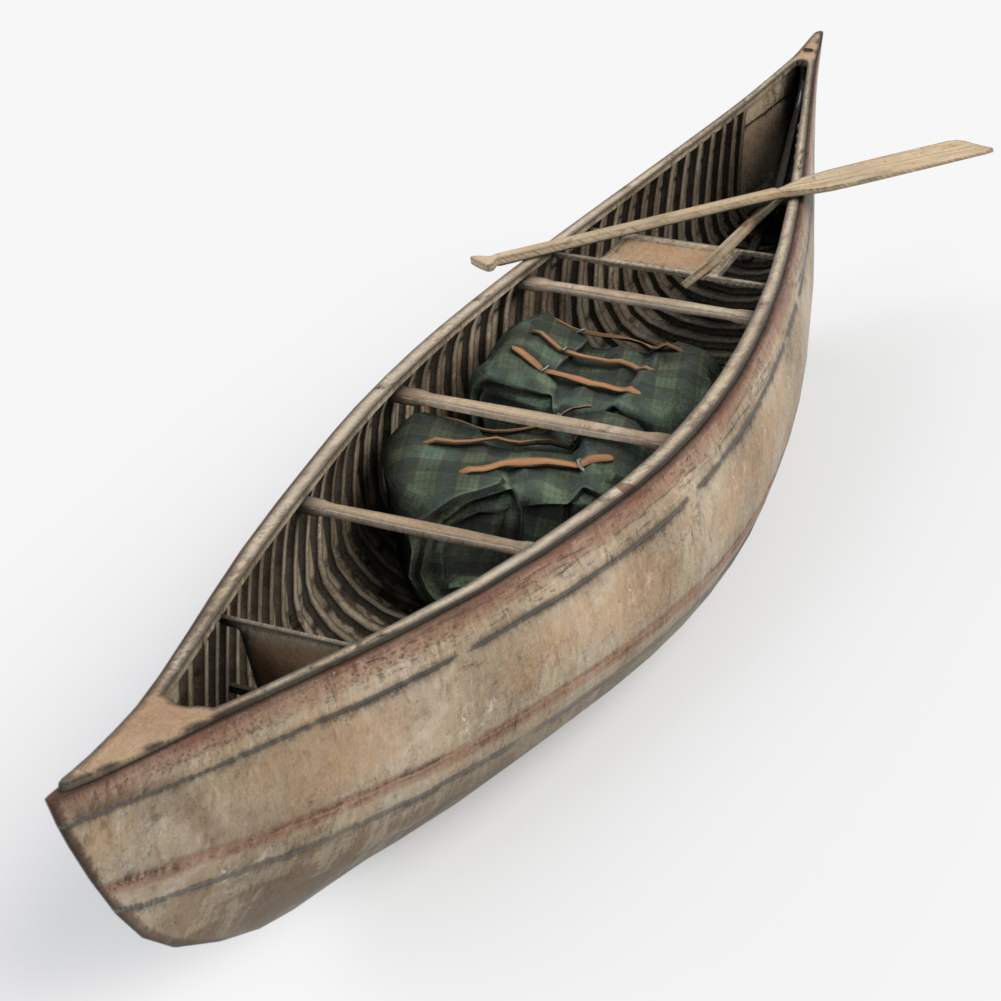 3d model canoe
