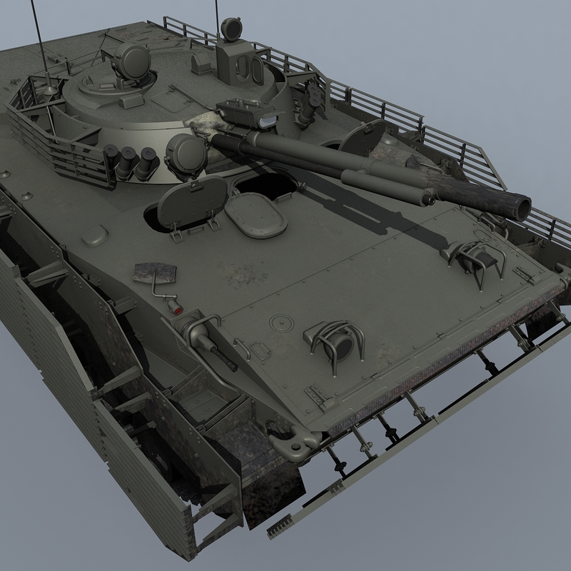 russian bmp-3 cage armour 3d max