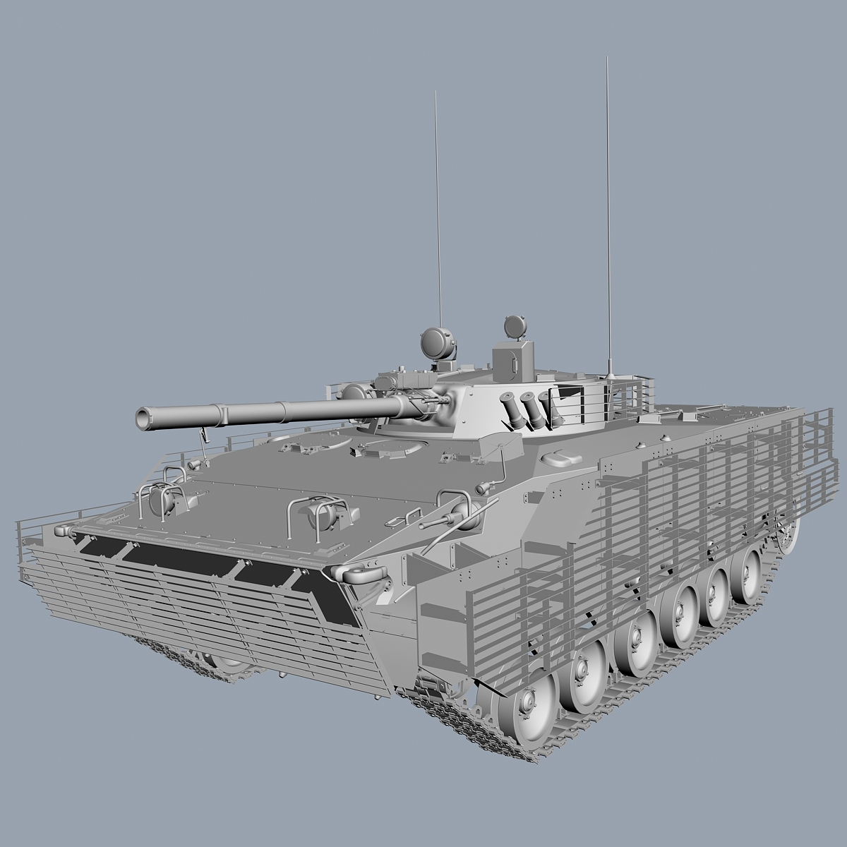 russian bmp3 cage armour 3d max