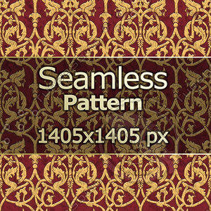 Seamless Golden Pattern