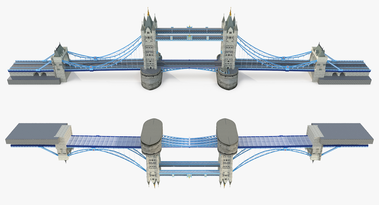 伦敦塔桥3d模型
