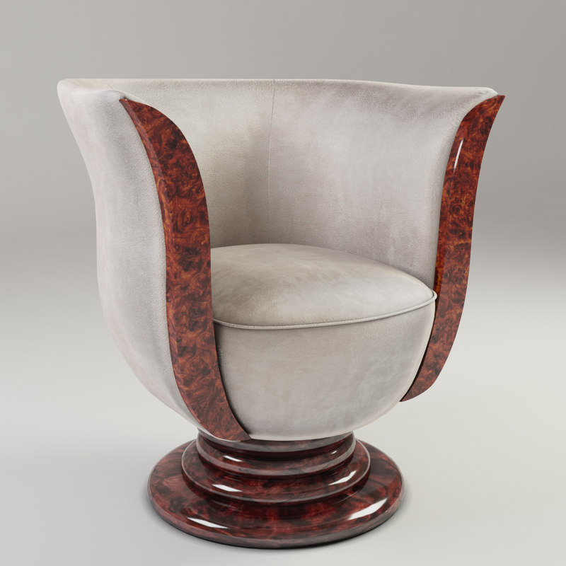 art deco lounge chair max