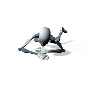 Prone crawling forward
