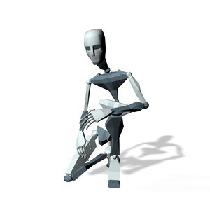 Squat step backward