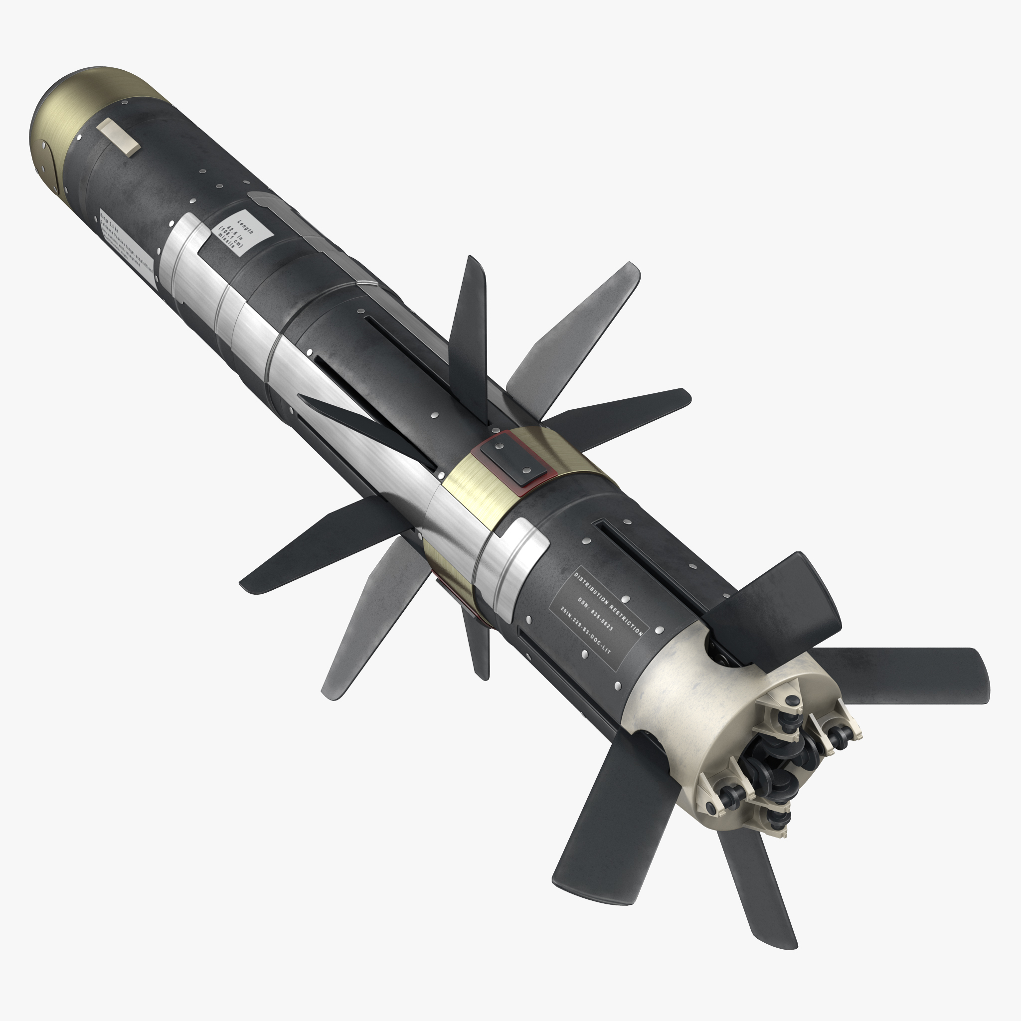 3d javelin missile model