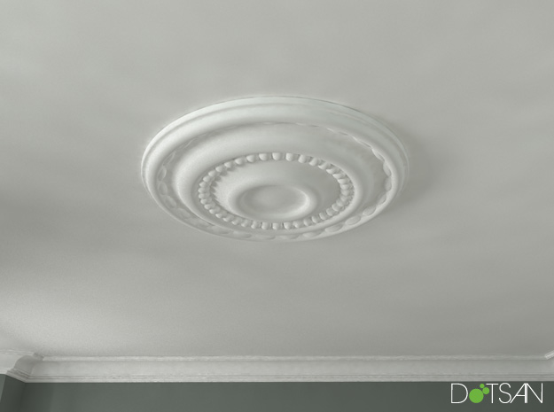 3d Period Ceiling Rose